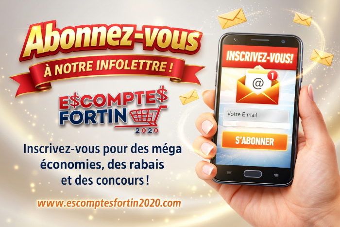 Abonne-toi à notre infolettre